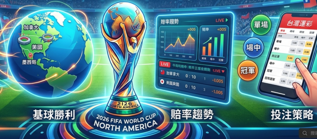 運彩與賠率完整解析 2026世界盃|財神 娛樂城